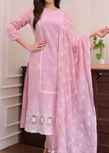 Pink Embroidered Pakistani Salwar Kameez Suit