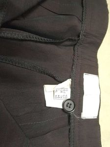 Burgandy Highwaisted Leg Trousers