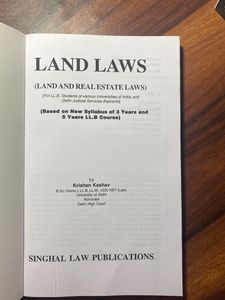 Land &amp; Real Estate Law
