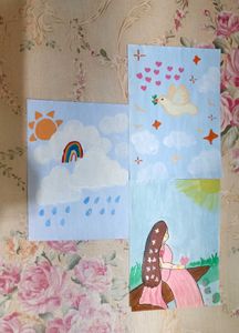 Set of 3 Original Hand-Paintings