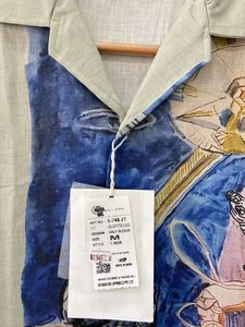 Astronaut Print Short Sleeve Shirt