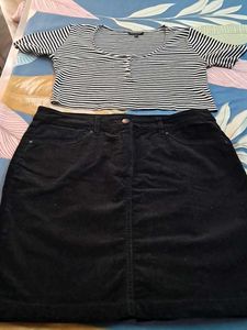 Top N Skirt  In Imported Fabric