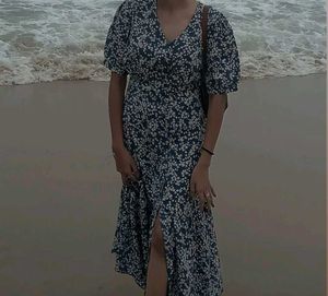Floral Print Midi Dress