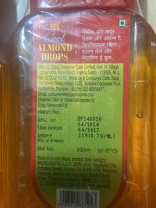 Bajaj Cool Almond Drops