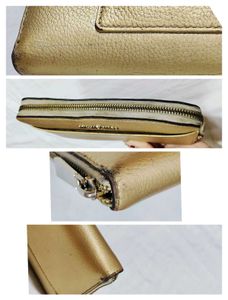 Michael Kors Pale Gold Continental Leather Wallet