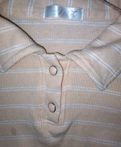 Fitted Collar Top