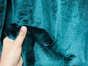 A Beautiful Dark Green Velvet Top