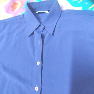 Elegant Blue Shirt for Women