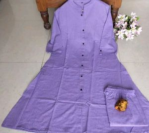 Beautiful Cotton Kurti &amp; Pant Set