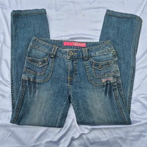 Low Waist Y2K Denim Retro