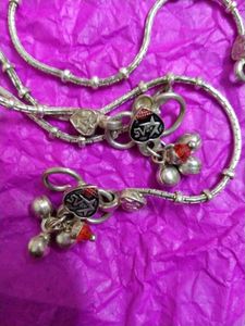 Silver Anklets