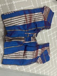 Blue &amp; Gold Blouse