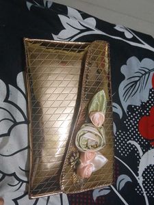 Elegant Rose Gold Clutch