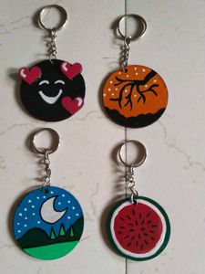 Handmade Painted Keychains