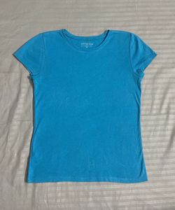 Ann Taylor Light Blue Tshirt Size S