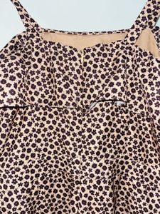 Floral Print sleeveless jumpsuit