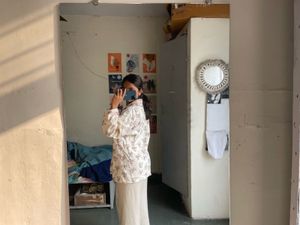 Cute Bear Print Pajama Shirt