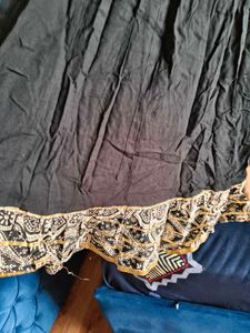 Ethnic Black flared  palazzo pant..