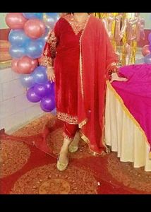Pakistani Velvet Suit