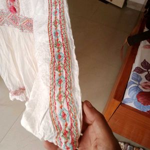 Embroidered Kurti Anarkali style