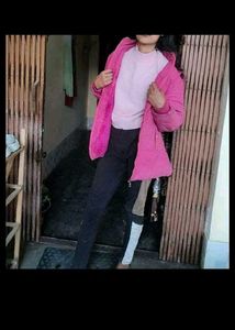 Pink Winter Wear Jacket