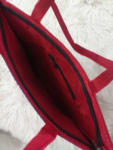 Embroidered Tote Bag