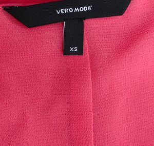Vero Moda Pink Ruffle One Shoulder Slimfit Dress
