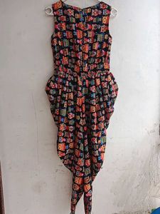 Owl Print Drop-Waist Jumpsuit 🦉