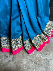 Embroidery Tesseled Saree