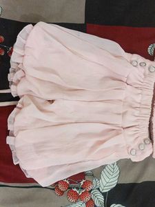 Cute Pink Top &amp; Bottom Set