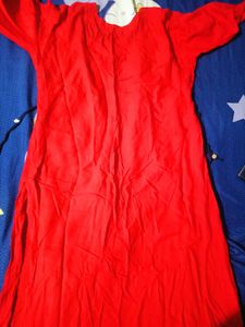 Women Red Colour Kurti
