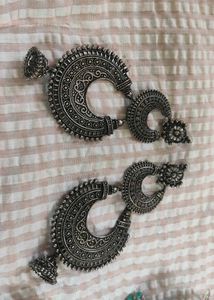 Beautiful Pack Of 5 Oxidised Earrings