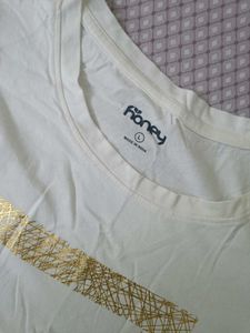 Stylish White Graphic Tee