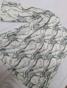 White Grey Top