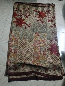 Floral design saree