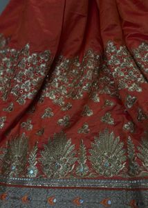 Gorgeous Orange Saree