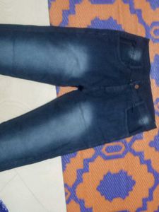 Dark Blue Denim Jeans