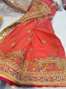 Embroidered Indian Saree (Minor Issue)