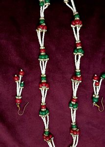 Beaded Necklace with Festive Colors