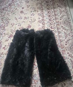 fur leg warmers