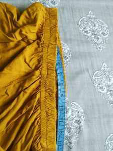 Elegant Yellow Anarkali Kurta
