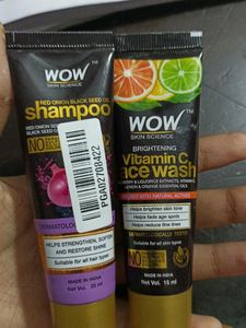 Wow Skin Science Shampoo And Facewash