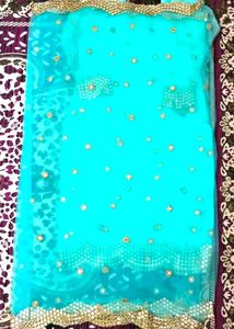 Bahut Hi Pyara Firozi Color Ka Dupatta