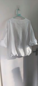 white formal top