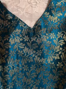 Royal Banarsi Halter Kurti