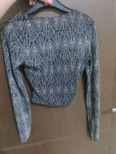 Sparkle Full Sleeves Party Top
