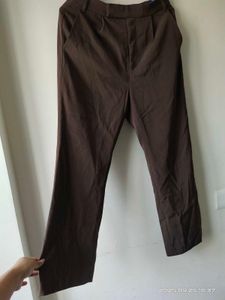 Brown Wide Leg Korean pant