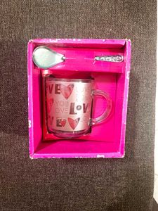 Cute Kawai Mug + Spoon Set