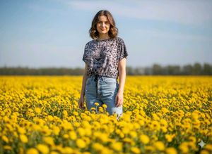 Animal Print Tee