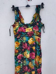 Pinteresty Floral Maxi Bodycon Dress